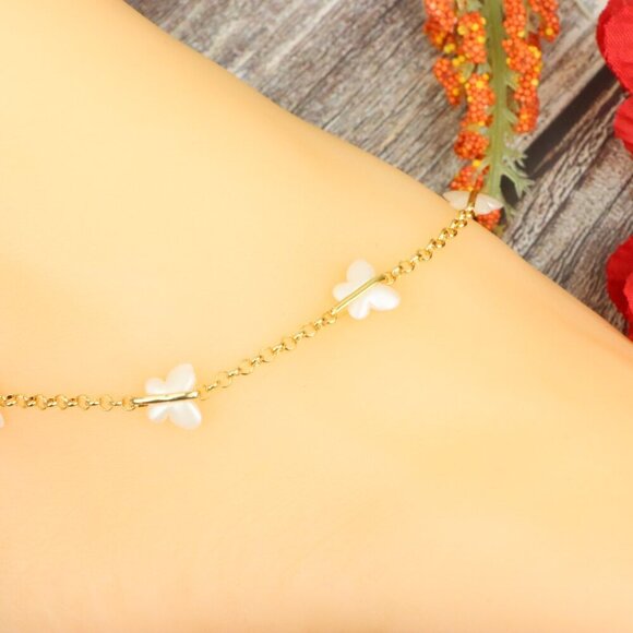"Elegant Handmade Anklet – Delicate Jewelry for Women, MAR091205 - Picture 7 of 10